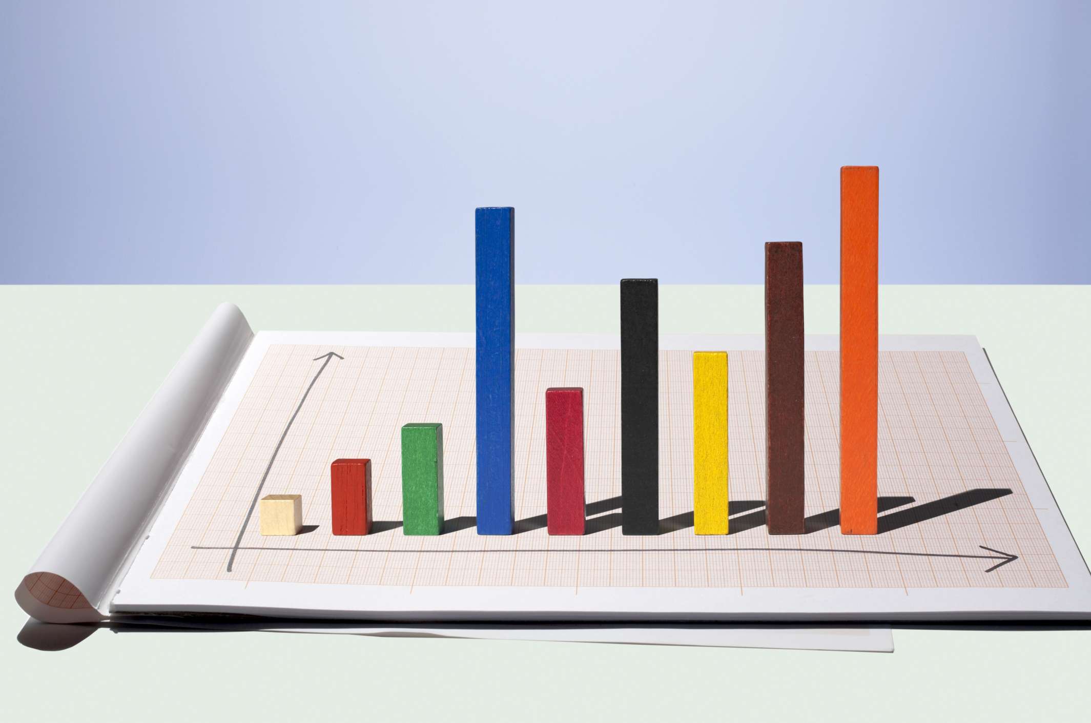 A bar graph illustrates descriptive statistics. Find out how they differ from inferential statistics.